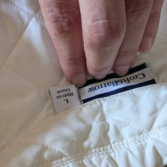 Croft & Barrow Cream Quilted Jacket - Picture 7 of 12